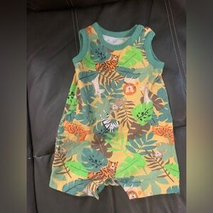 Baby boys shorts onesie